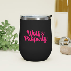 Wolf's Property, 12oz Insulated Wine Tumbler