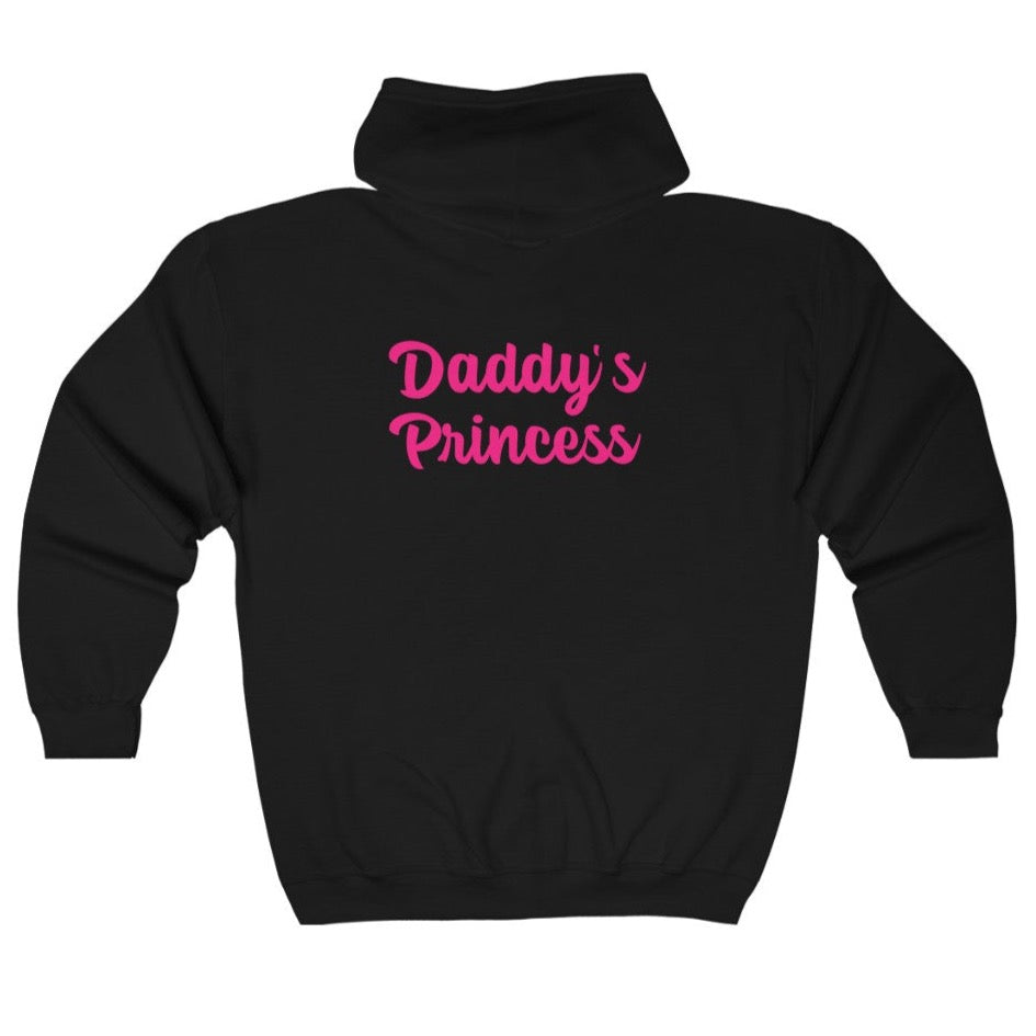 Daddy's Princess Unisex Heavy Blend Full Zip Hooded Sweatshirt