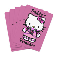 Load image into Gallery viewer, BDSM Bad Kitty, Daddy&#39;s Princess Custom Poker Cards
