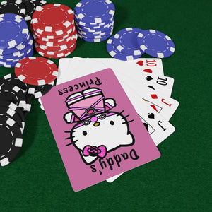 BDSM Bad Kitty, Daddy's Princess Custom Poker Cards