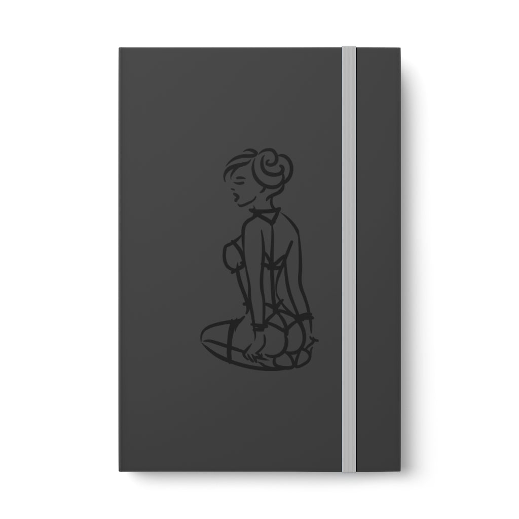 BDSM Submissive Women Color Contrast Notebook - Ruled 8.25