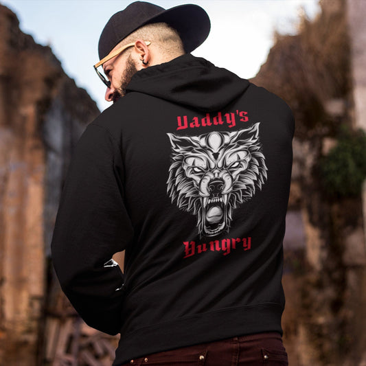 Daddy's Hungry Unisex Heavy Blend Full Zip BDSM Hoodie Sweatshirt