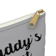 Load image into Gallery viewer, Daddy&#39;s Brat Grey Accessory Pouch

