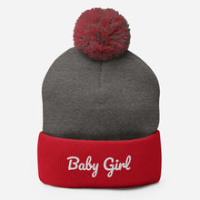 Load image into Gallery viewer, Baby Girl Pom-Pom Beanie, Hat

