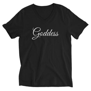 Goddess Unisex Short Sleeve V-Neck T-Shirt