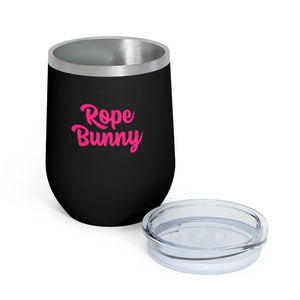 Rope Bunny, 12oz Insulated Wine Tumbler
