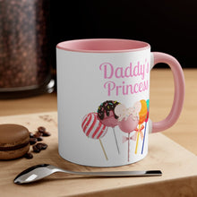 Load image into Gallery viewer, Daddy&#39;s Princess Lollipop Accent Coffee Mug, 11oz
