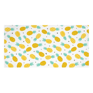 Upside Down Pineapple Standard Beach Towel, 30x60
