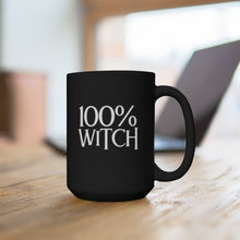 Load image into Gallery viewer, Hello Darkness, 100% Witch Black Mug 15oz
