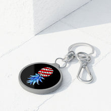 Load image into Gallery viewer, American Flag Upside Down Pineapple Keyring
